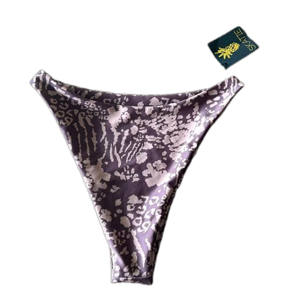NWT SKATIE swim bottoms small animal print cheeky